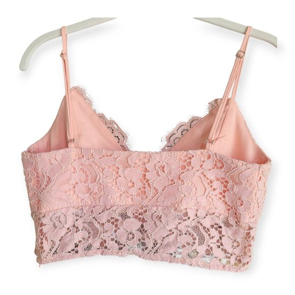 Revolve NBD Peach Lace Bralette Size S - Picture 3 of 9